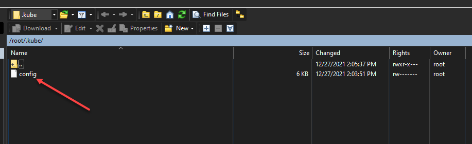 Copy the Kubernetes config file from your VEBA appliance to your admin workstation