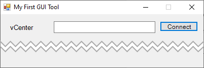 GUI tool Vcenter Connection