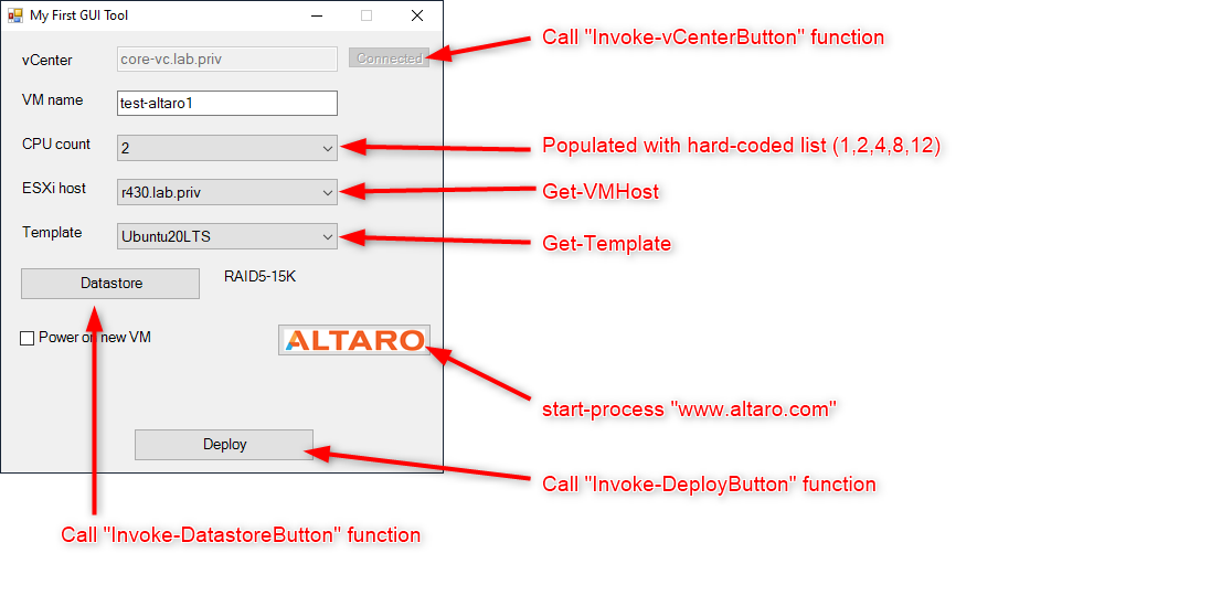 GUI Utility functions