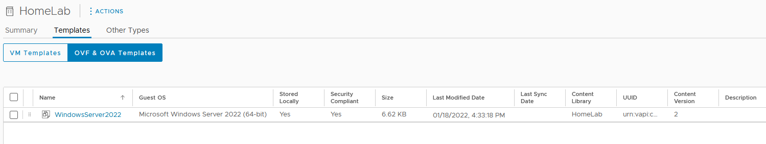 The vSphere Content Library is a great way to manage templates and ISO files